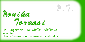 monika tormasi business card